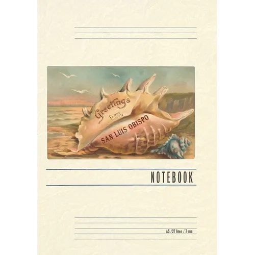 Vintage Lined Notebook Greetings from San Luis Obispo