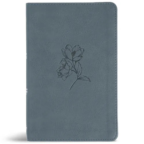 CSB Personal Size Bible, Digital Study Edition, Blue Leathertouch