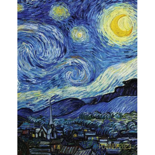 Vincent van Gogh Planner 2023: Starry Night Planner Organizer January-December 2023 (12 Months) Post-Impressionism Art