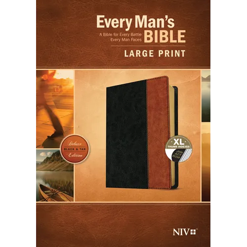 Every Man's Bible NIV, Large Print, Tutone