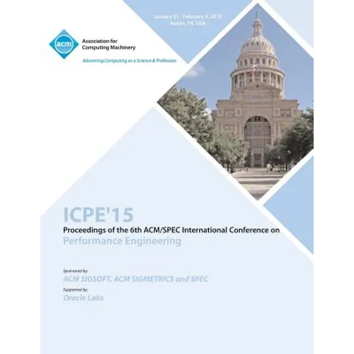 ICPE 15 ACM/SPEC International Conference on Performance Engineering