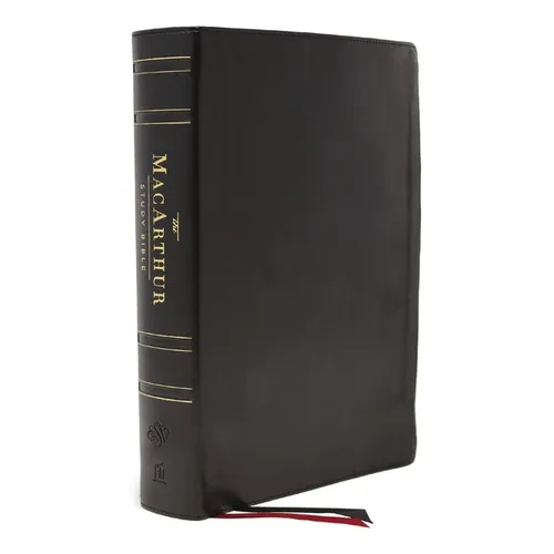 Esv, MacArthur Study Bible, Black Genuine Leather, Thumb Indexed: Unleashing God's Truth One Verse at a Time (Holy Bible, English Standard Version)