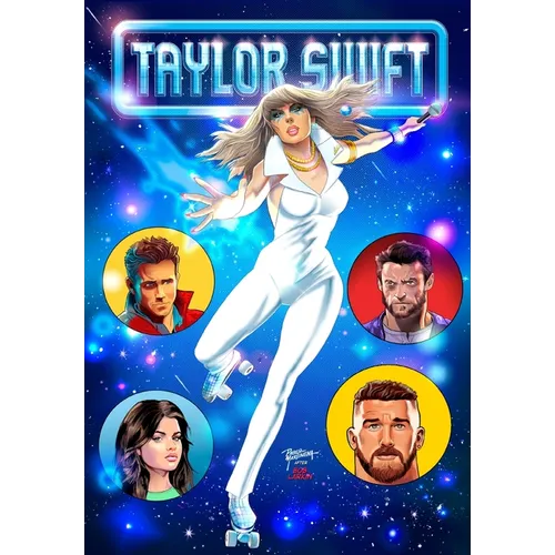 Female Force Taylor Swift Dazzler Homage Variant with Travis Kelce