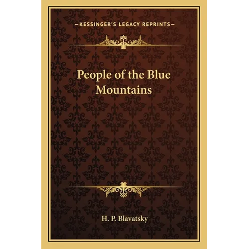 People of the Blue Mountains