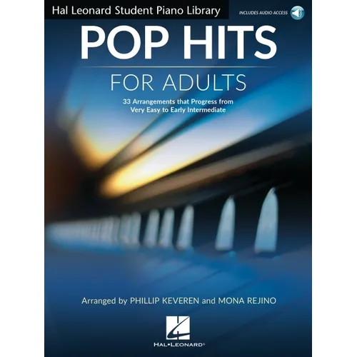 Pop Hits for Adults: 33 Arrangements That Progress from Very Easy to Early Intermediate