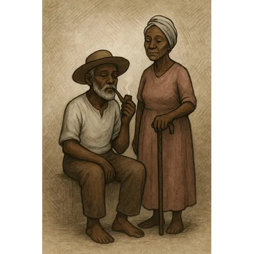The Sacred Umbanda: PRETOS VELHOS & PRETAS VELHAS: Ancestors in Ash and Prayer - Wisdom, Compassion, and the Sacred Chair