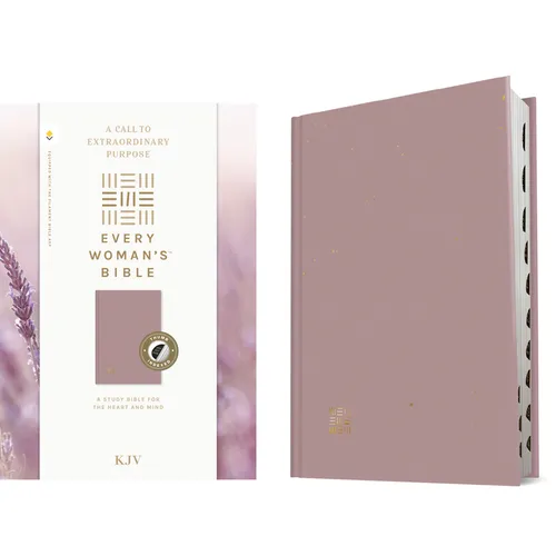 KJV Every Woman's Bible, Filament Enabled (Hardcover, Plum, Indexed, Red Letter)