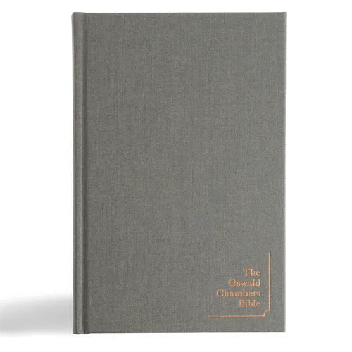 CSB Oswald Chambers Bible, Cloth Over Board: Includes My Utmost for His Highest Devotional and Other Select Works by Oswald Chambers