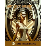 Art Deco Magic: A Coloring Book for Adults: A Luxurious Journey into Art Deco Style