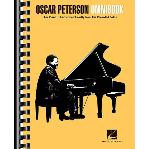 Oscar Peterson Omnibook Piano Transcriptions of 40 Jazz Masterpieces Jazz Sheet Music Collection Hal Leonard Jazz Piano Book