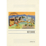 Vintage Lined Notebook Greetings from Wyoming