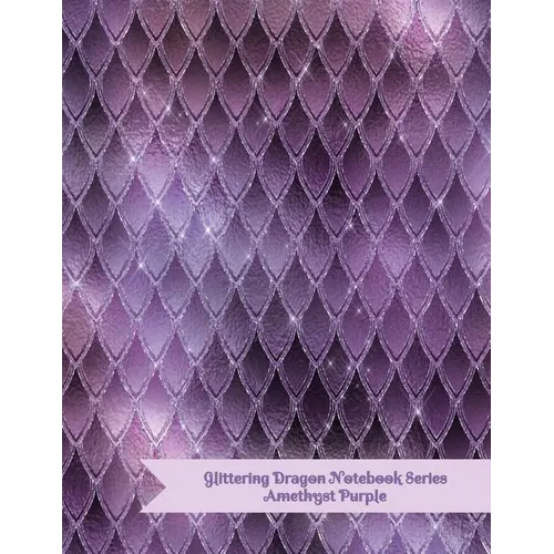 Glittering Dragon Notebook Series: Amethyst Purple