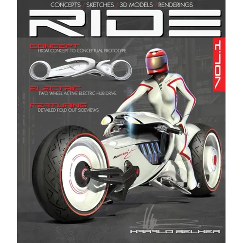 Ride: Futuristic Electric Motorcycle Concept
