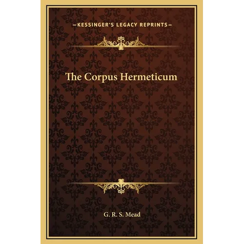 The Corpus Hermeticum