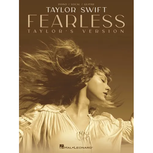 Taylor Swift - Fearless (Taylor's Version) Piano/Vocal/Guitar Songbook - Taylor Swift Sheet Music Bo
