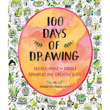 100 Days of Drawing (Guided Sketchbook): Sketch, Paint, and Doodle Towards One Creative Goal