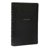 Nkjv, Reference Bible, Personal Size Large Print, Leathersoft, Black, Thumb Indexed, Red Letter Edition, Comfort Print: Holy Bible, New King James Ver - Imitation Leather