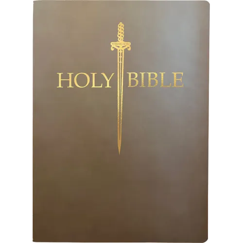 KJV Sword Bible, Large Print, Coffee Ultrasoft: (Red Letter, Brown, 1611 Version)