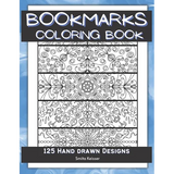 Bookmarks Coloring Book: 125 Hand Drawn Designs - Paperback