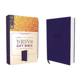 Nrsvue, Gift Bible, Leathersoft, Blue, Comfort Print