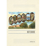 Vintage Lined Notebook Greetings from Albany