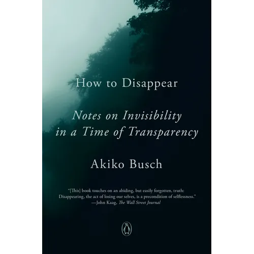 How to Disappear: Notes on Invisibility in a Time of Transparency