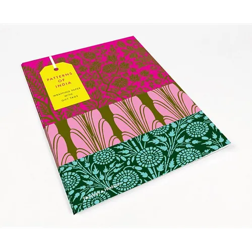 Patterns of India: 10 Sheets of Wrapping Paper with 12 Gift Tags