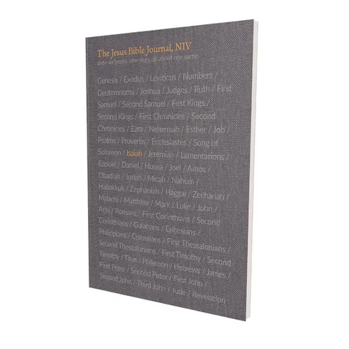 The Jesus Bible Journal, Isaiah, Niv, Paperback, Comfort Print