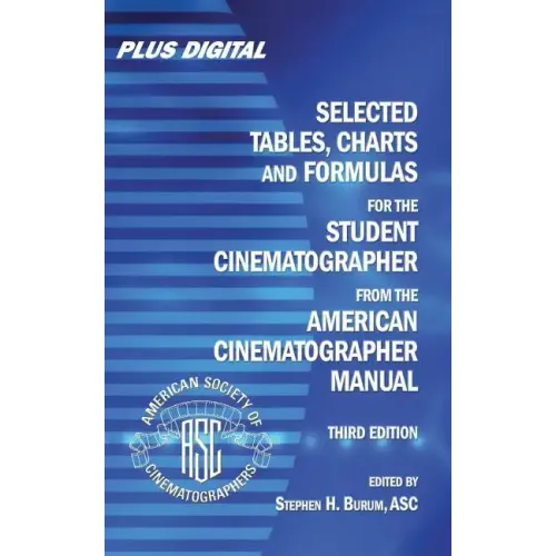 Selected Tables, Charts and Formulas for the Student Cinematographer from the American Cinematographer Manual