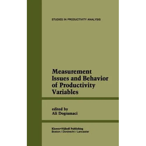 Measurement Issues and Behavior of Productivity Variables
