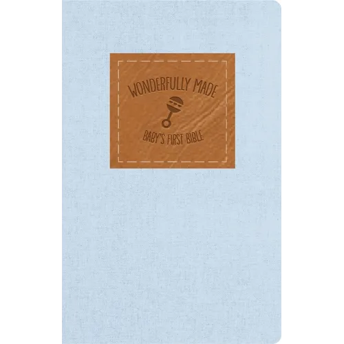 Kjv, Wonderfully Made New Testament and Psalms: Baby Boy's First Bible, Flexcover, Blue