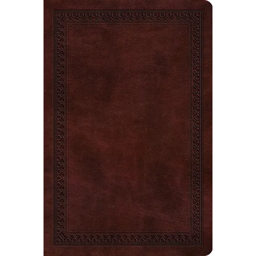ESV Value Compact Bible (Trutone, Mahogany, Border Design)
