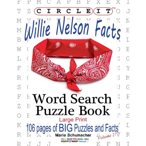 Circle It, Willie Nelson Facts, Word Search, Puzzle Book