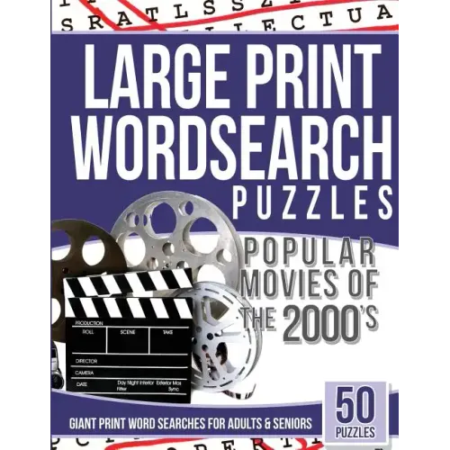 Large Print Wordsearches Puzzles Popular Movies of the 2000s: Giant Print Word Searches for Adults & Seniors
