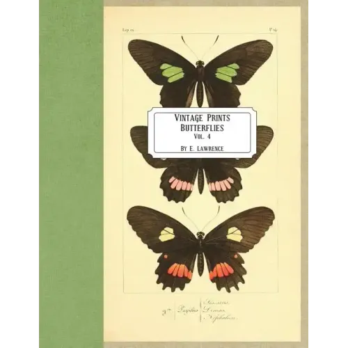Vintage Prints: Butterflies: Vol. 4