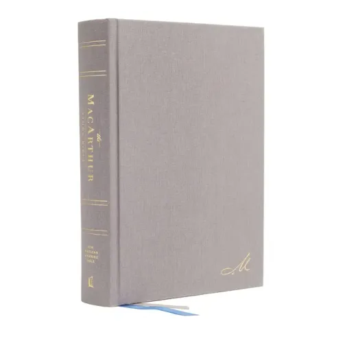 Nasb, MacArthur Study Bible, 2nd Edition, Hardcover, Gray, Comfort Print: Unleashing God's Truth One Verse at a Time