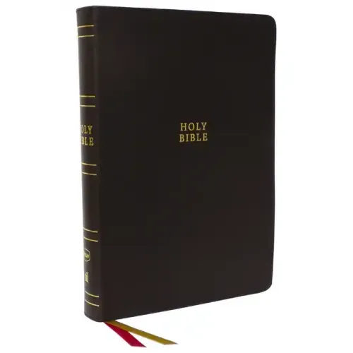 NKJV Holy Bible, Super Giant Print Reference Bible, Brown Bonded Leather, 43,000 Cross References, Red Letter, Comfort Print: New King James Version