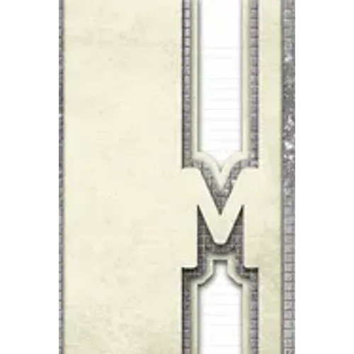 Letter M: Personalized Design Notebook: 120 pages