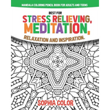 mandala coloring pencil book for adults and teens best for stress relieving, meditation, relaxation, and inspiration.: flower creative pattern gift