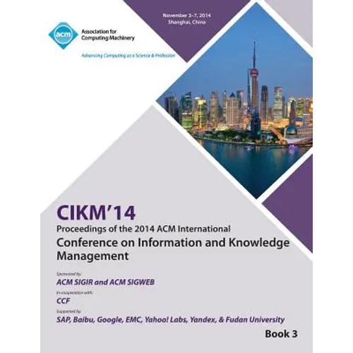 CIKM 14, ACM International Conference on Information and Knowledge Management V3