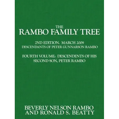 Rambo Family Tree, Volume 4
