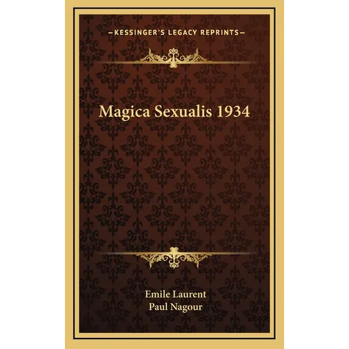 Magica Sexualis 1934