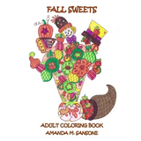 Fall Sweets: Adult Coloring Book - Paperback