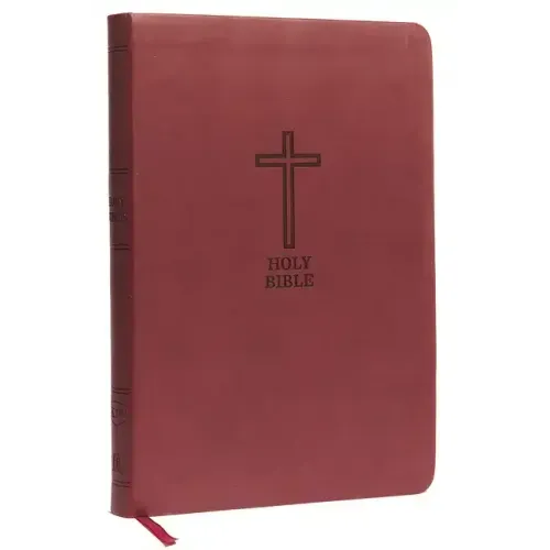 KJV, Thinline Bible, Large Print, Imitation Leather, Red Letter Edition