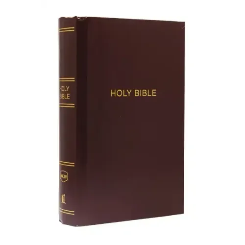 NKJV, Pew Bible, Large Print, Hardcover, Burgundy, Red Letter Edition