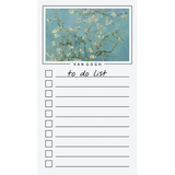 To Do List Notepad: Van Gogh Paintings, Checklist, Task Planner for Grocery Shopping, Planning, Organizing