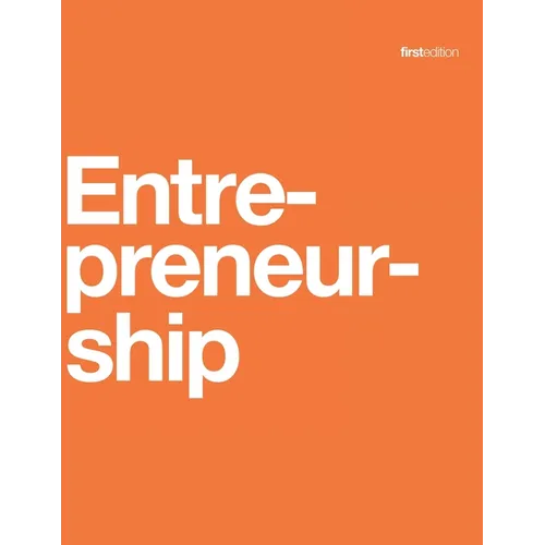 Entrepreneurship 1st Edition (paperback, b&w)
