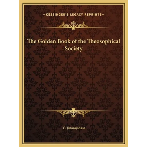 The Golden Book of the Theosophical Society