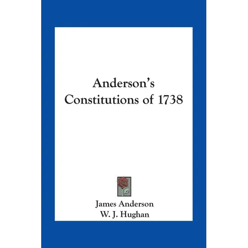 Anderson's Constitutions of 1738