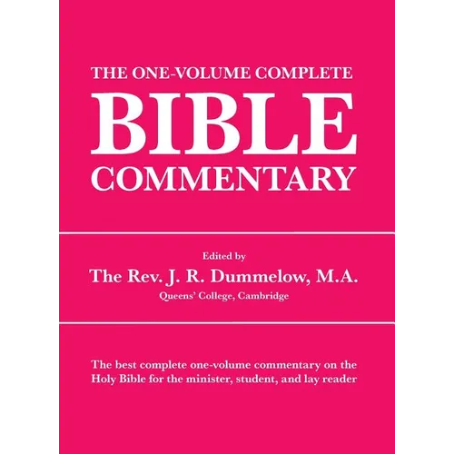 The One-Volume Complete Bible Commentary - Hardcover